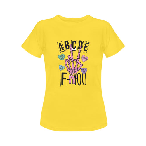 Women's ABCDEF Streetwear Classic Fit T-shirt