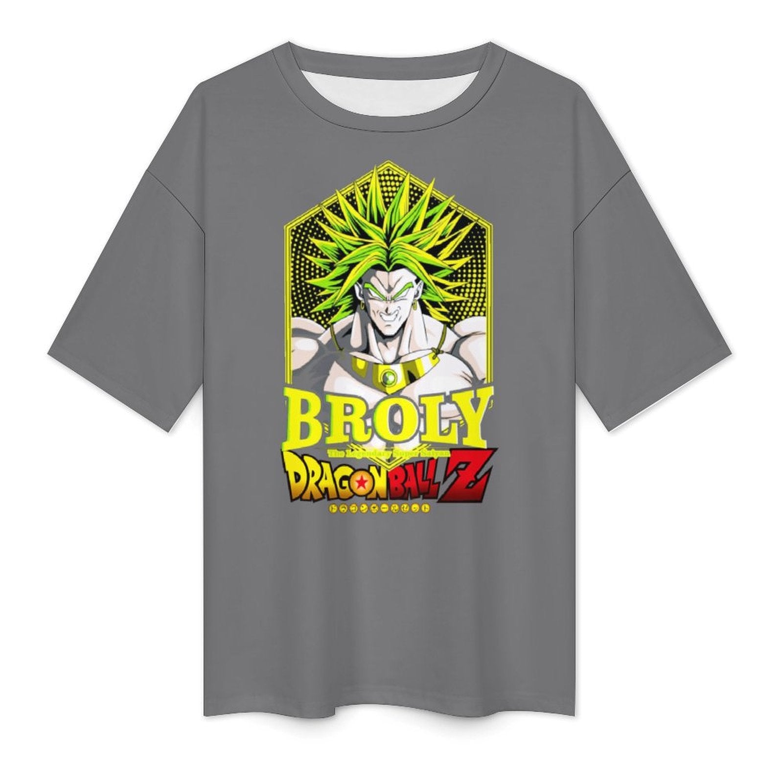 Men's Broly Dragon Ball Z Anime Oversized T-shirt