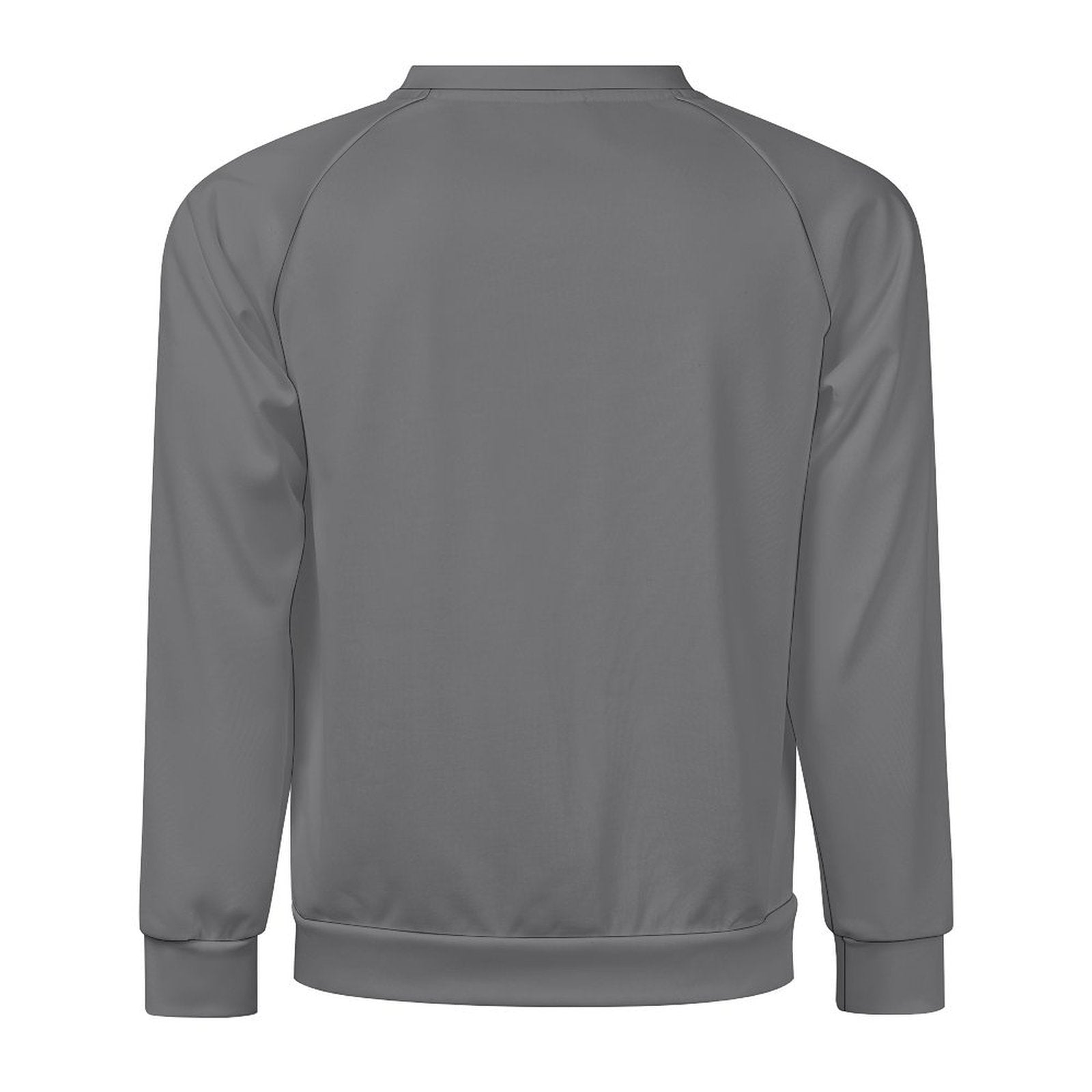 Men's Dim Grey Solid Sweatshirt