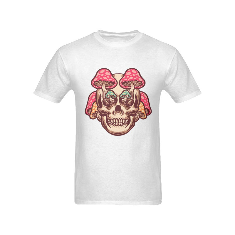 Men's Mushroom Skull Streetwear Classic Fit T-shirt