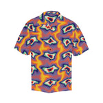 Men's Horror Swirl Abstract Half Sleeve Shirt