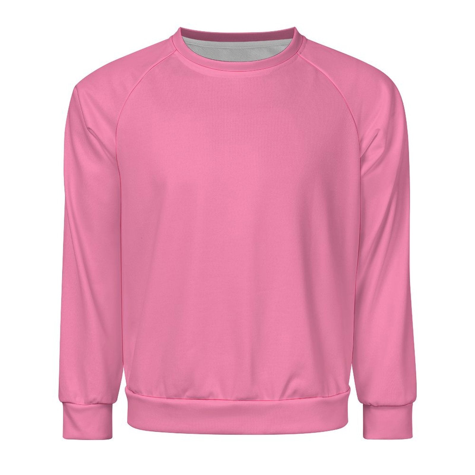 Men's Light Pink Solid Sweatshirt