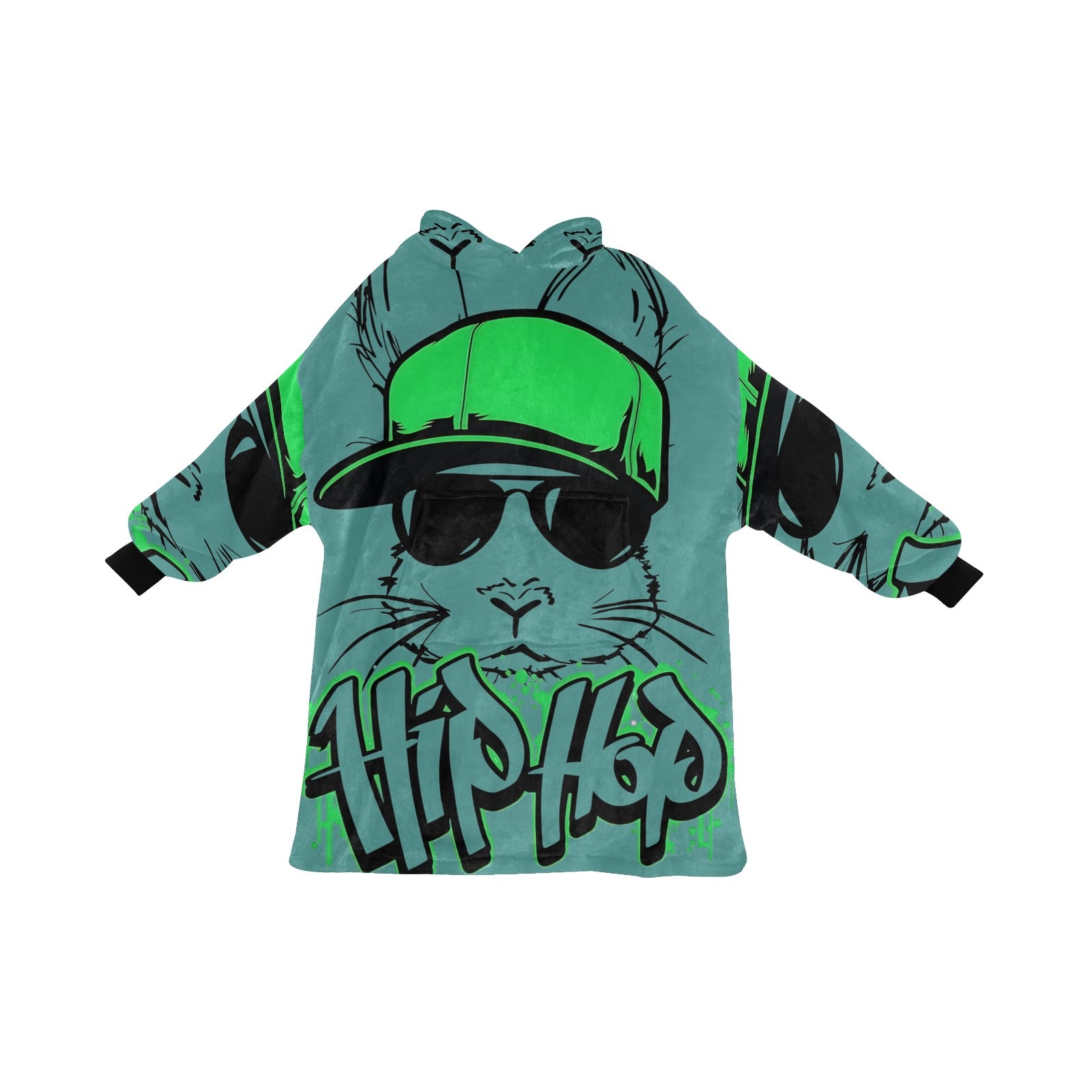 Men's Hip Hop Streetwear Blanket Hoodie