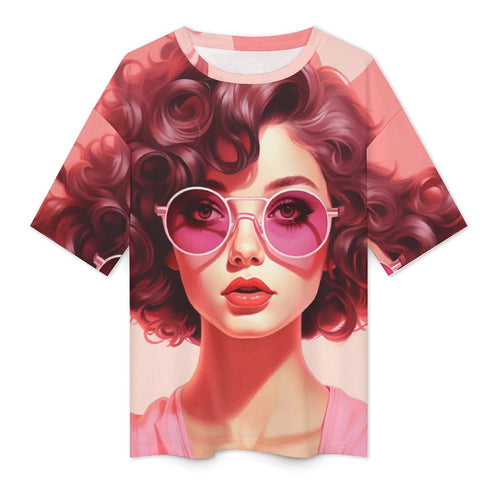 Women's Pop Art Abstract Oversized T-shirt