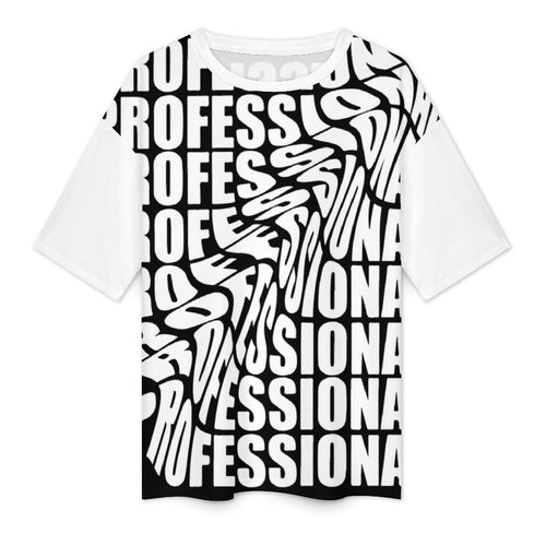 Women's Trippy Professional Acid & Punk Oversized T-shirt