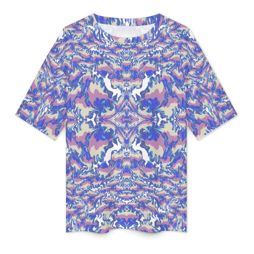 Women's Psychedelic Kaleidoscopic Acid & Punk Oversized T-shirt