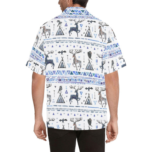 Men's Urban Art Abstract Half Sleeve Shirt