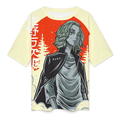 Men's Sano Manjiro Tokyo Revengers Anime Oversized T-shirt