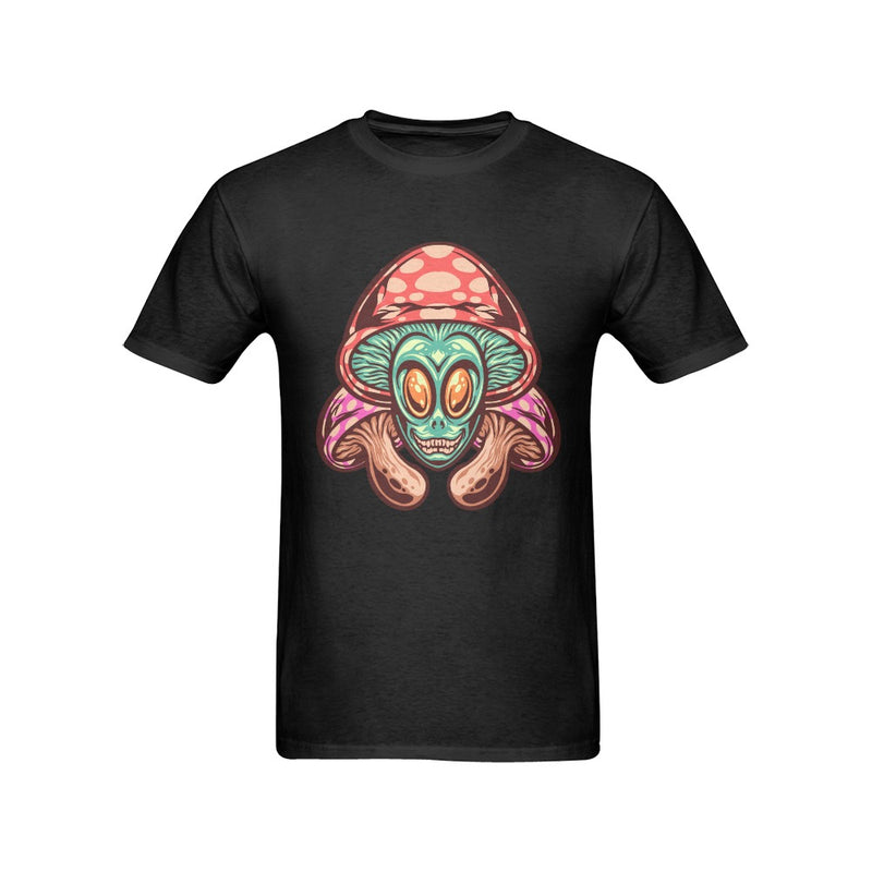 Men's Mushroom Alien Streetwear Classic Fit T-shirt