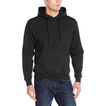 Men's Black Solid Classic Hoodie