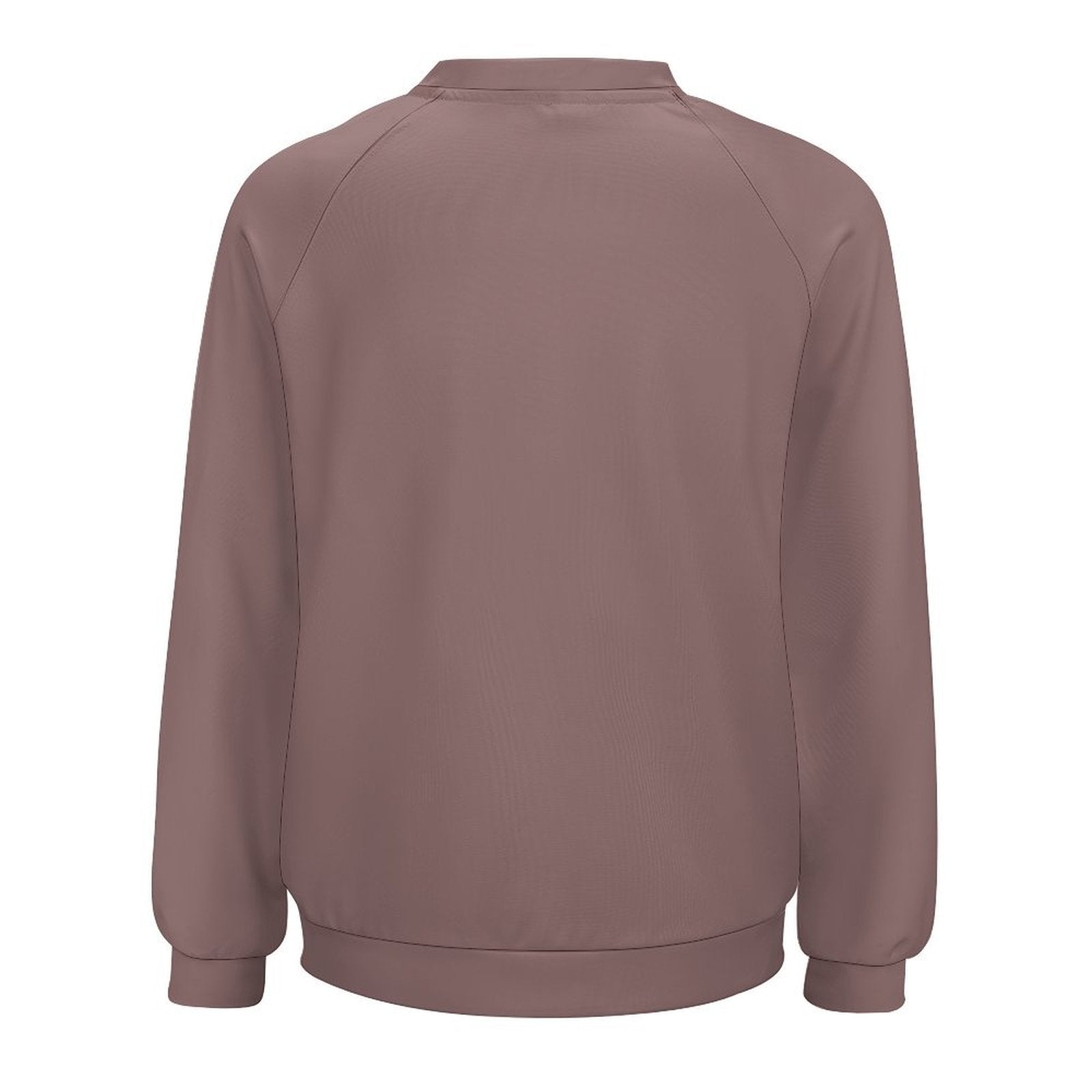 Women's Bazaar Pink Solid Sweatshirt