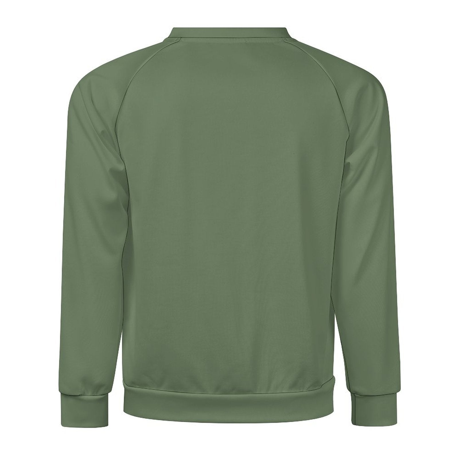 Men's Camouflage Green Solid Sweatshirt