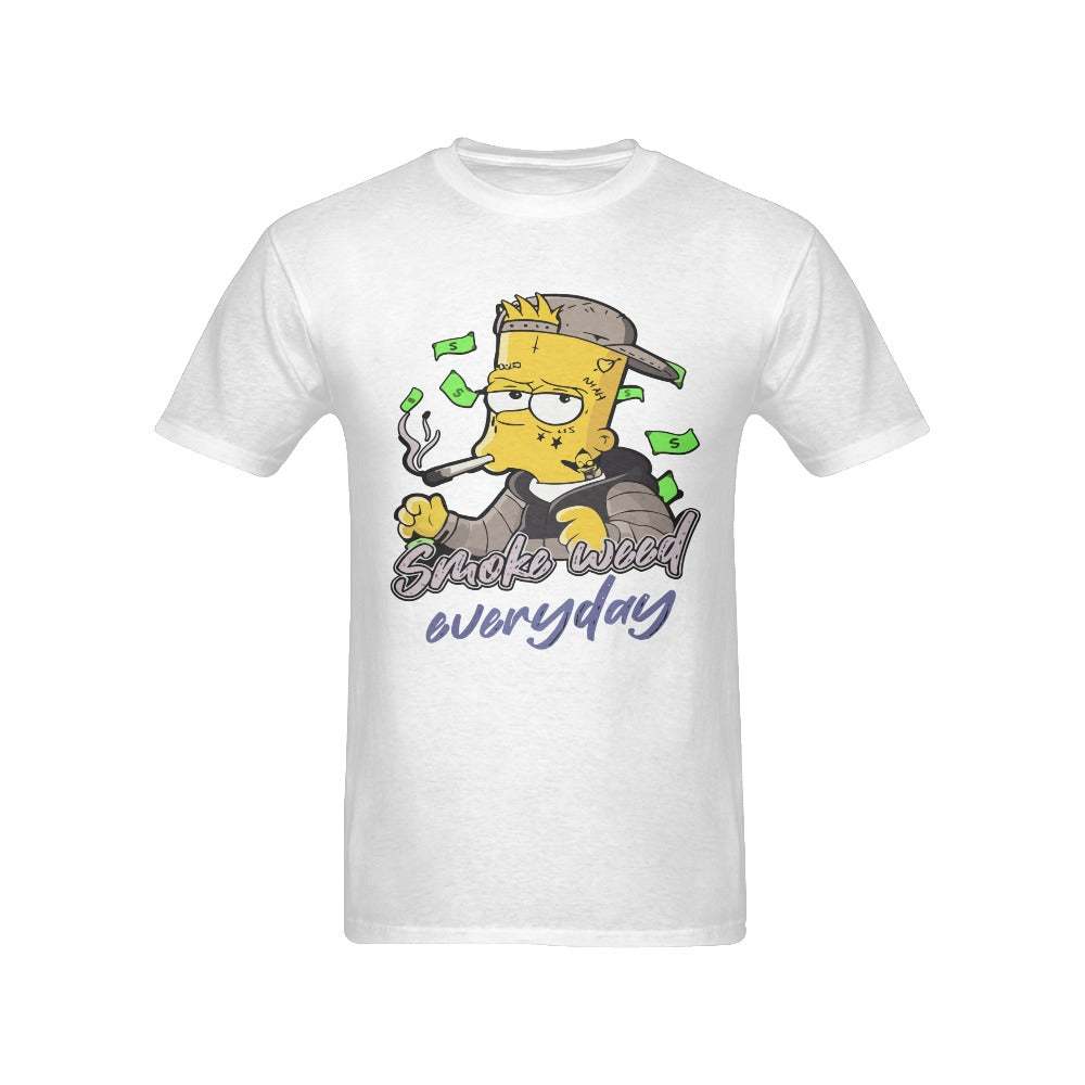Men's Smoke Weed Everyday Streetwear Classic Fit T-shirt