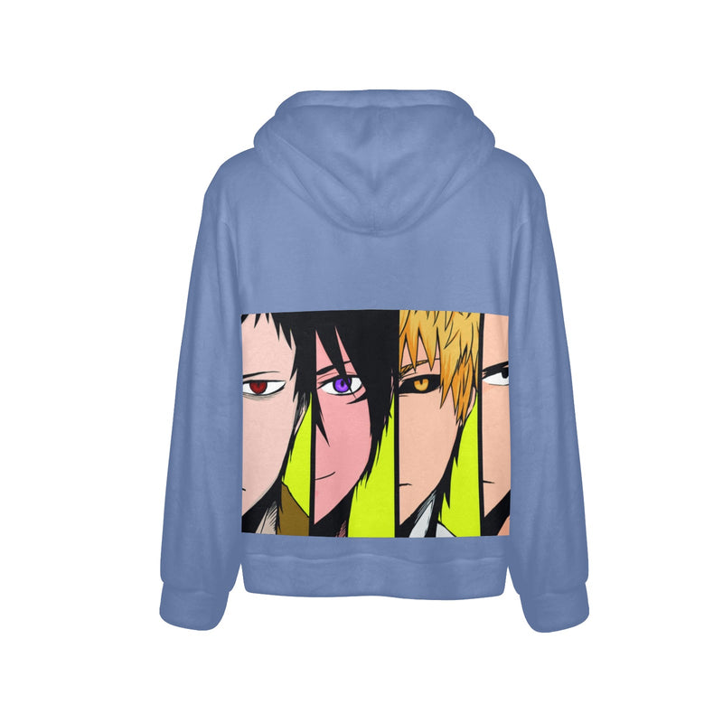 Men's One Punch Man Anime Flannel Hoodie