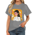 Women's Asian Lady Abstract Classic Fit T-shirt