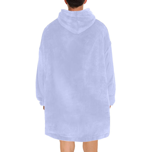 Men's Wild Blue Yonder Solid Blanket Hoodie