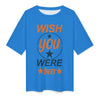 Design Drop-Shoulder Mid-Sleeve T-Shirt - New