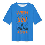Design Drop-Shoulder Mid-Sleeve T-Shirt - New