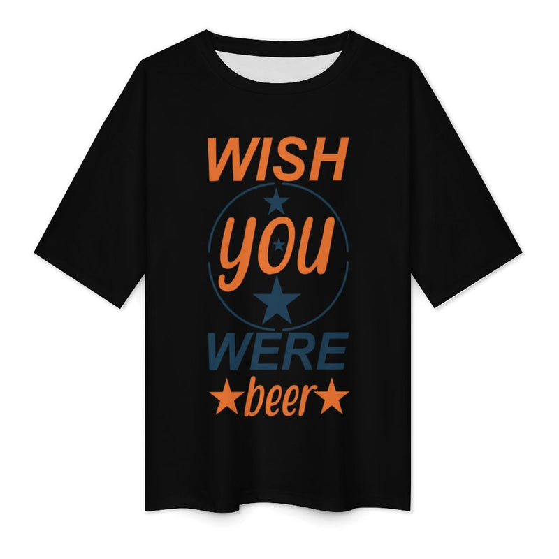 Design Drop-Shoulder Mid-Sleeve T-Shirt - New