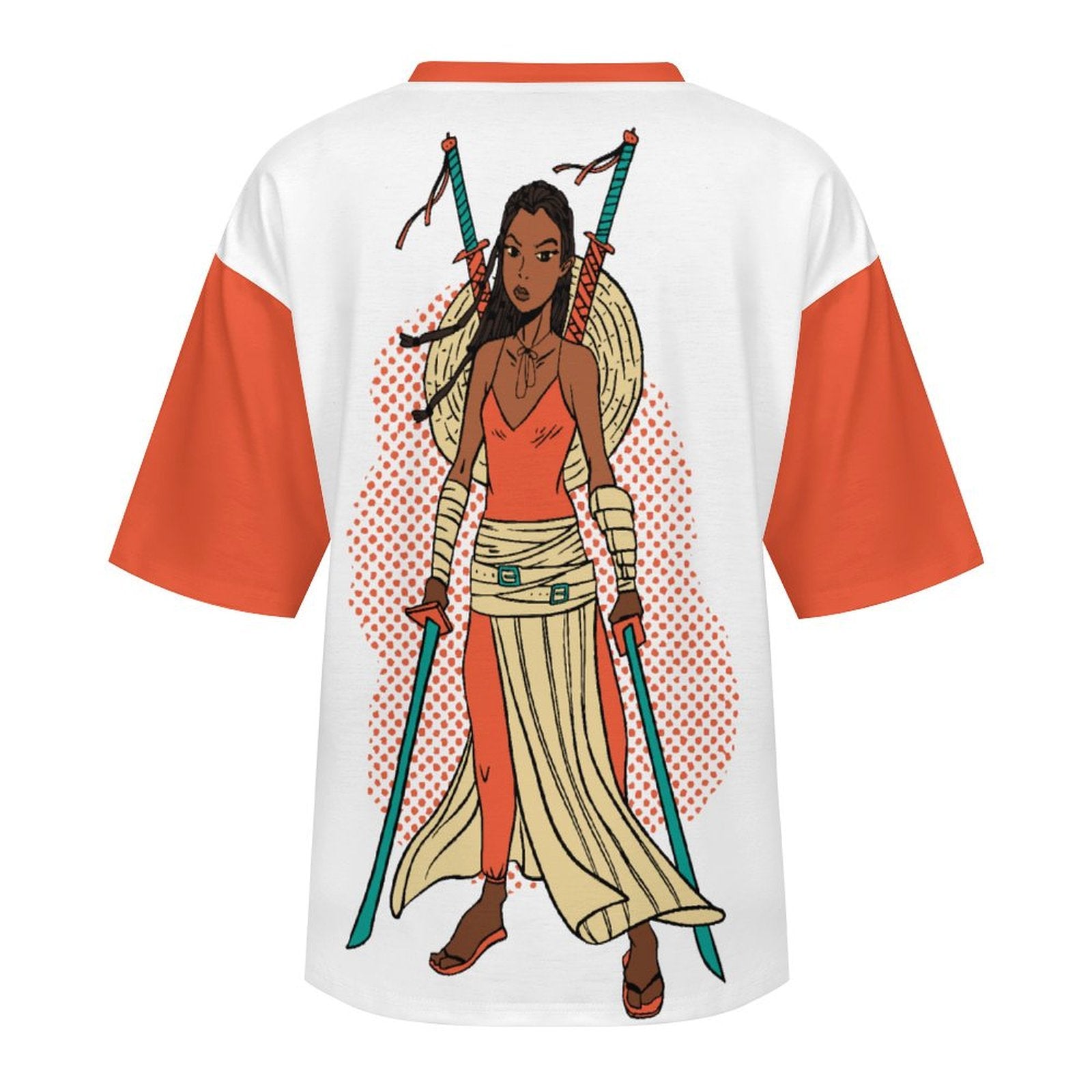 Women's Fearless Fighter Streetwear Oversized T-shirt