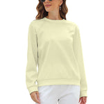 Women's Pale Spring Bud Solid Sweatshirt