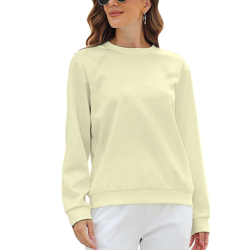 Women's Pale Spring Bud Solid Sweatshirt