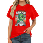 Women's Morning People Abstract Classic Fit T-shirt
