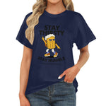 Women's Stay Thirsty Abstract Classic Fit T-shirt