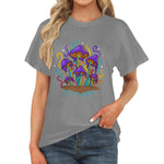 Women's Melting Mushroom Acid & Punk Classic Fit T-shirt