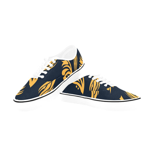 Men's Midnight Flame Abstract Low Top Shoes