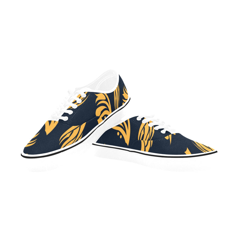 Men's Midnight Flame Abstract Low Top Shoes