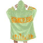 Women's One Piece Anime Blanket Hoodie