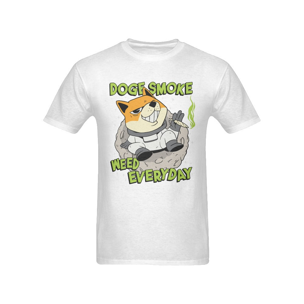 Men's Doge Smoke Streetwear Classic Fit T-shirt