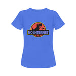 Women's No Internet Abstract Classic Fit T-shirt