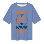 Men's Wish You Were Beer Typography Oversized T-shirt