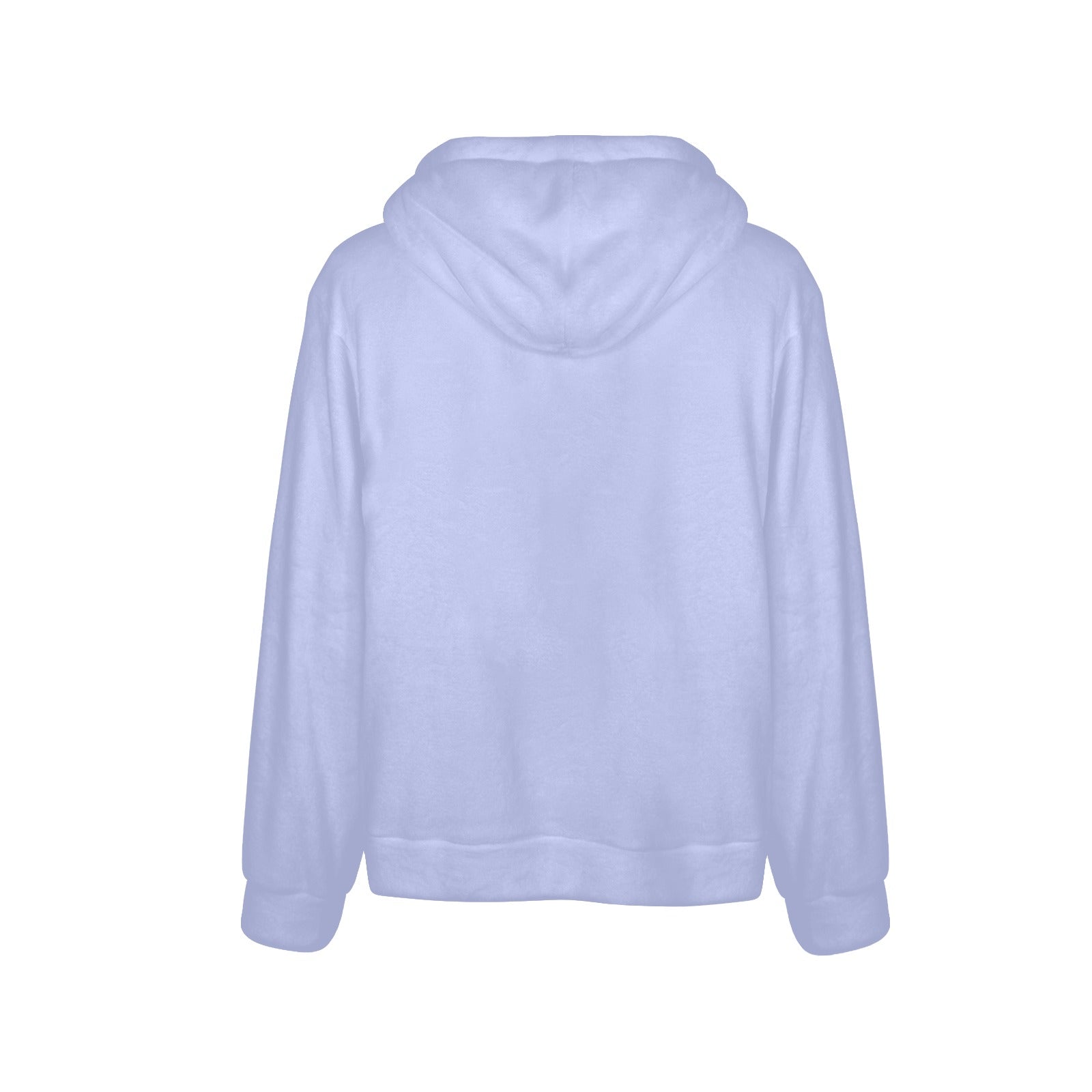 Men's Lavender Mist Solid Flannel Hoodie