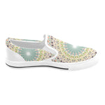 Men's Ethereal Bloom Abstract Slip-on Shoes