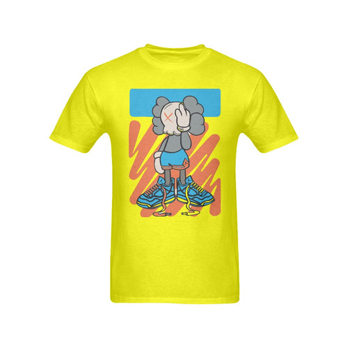 Men's Dumb Skull Dude Streetwear Classic Fit T-shirt
