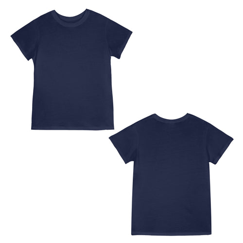 Women's Oxford Blue Solid Classic T-shirt