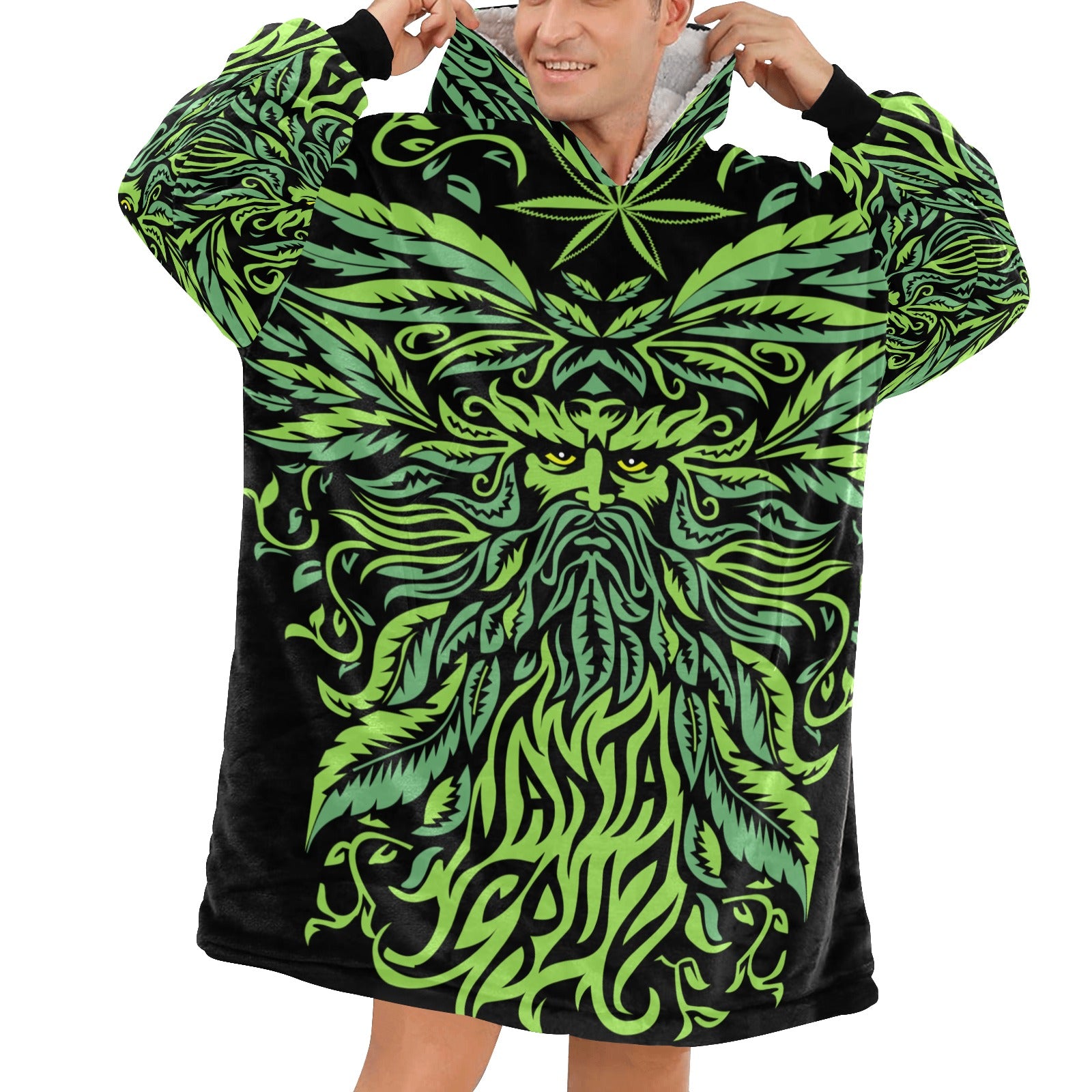 Men's Psychedelic Trippy Blanket Hoodie