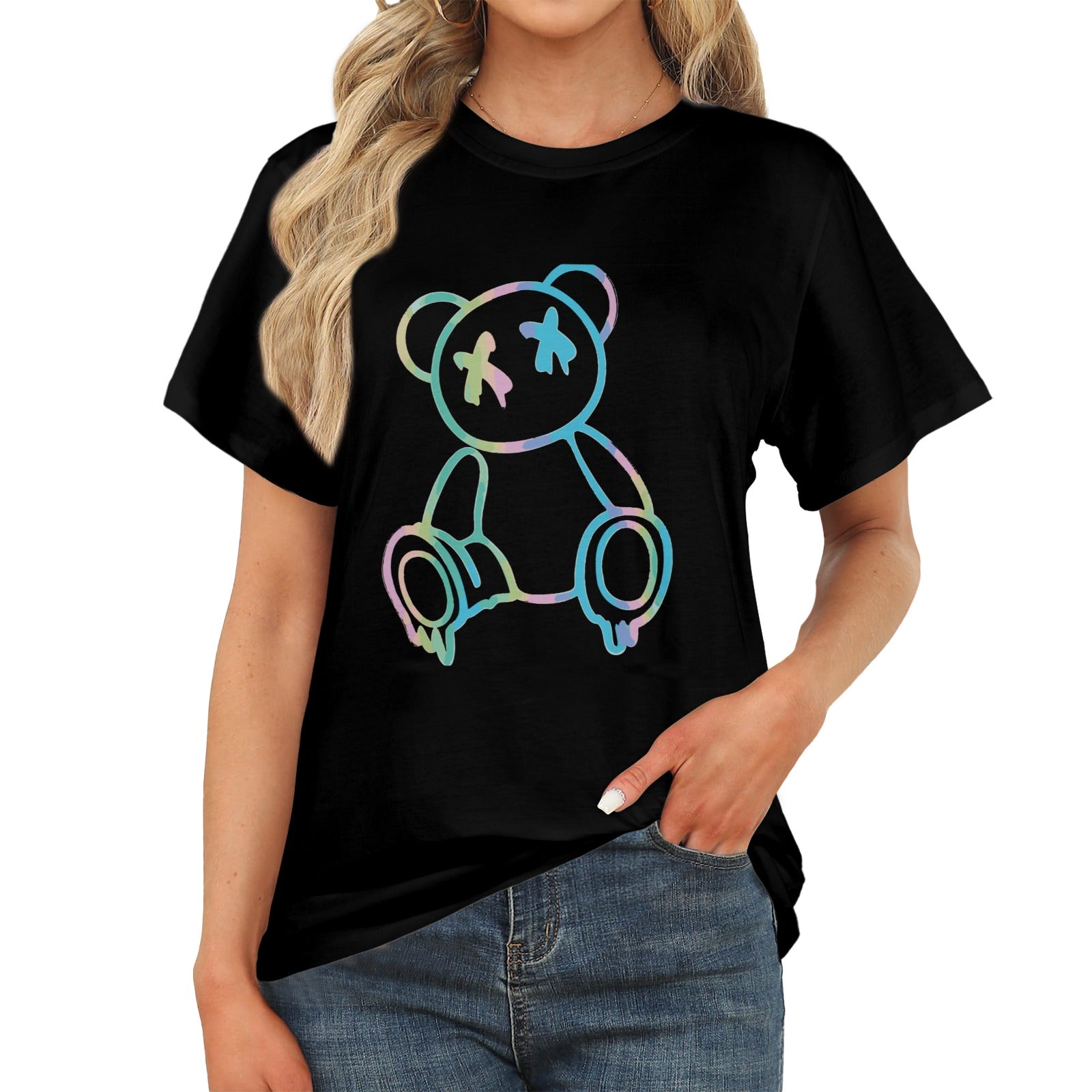 Women's Ded Teddy Streetwear Classic Fit T-shirt