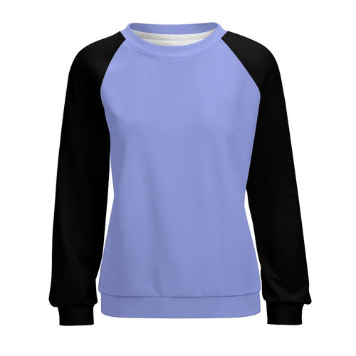 Women's Blue Bell & Black Solid Sweatshirt