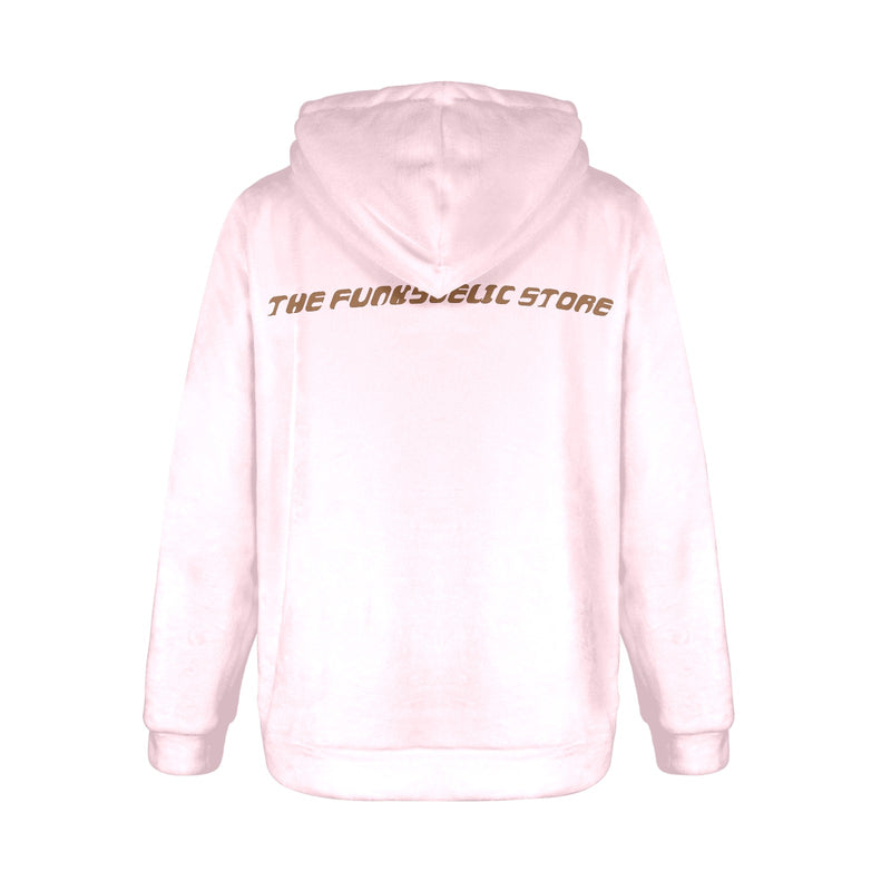 Women's Chocolate Streetwear Flannel Hoodie