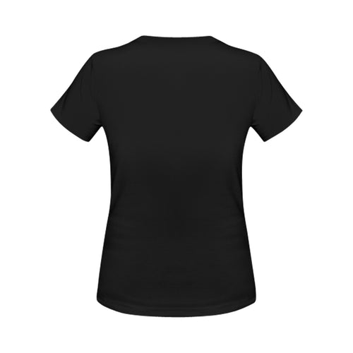 Women's Black Solid Classic T-shirt