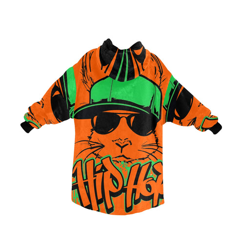 Men's Hip Hop Streetwear Blanket Hoodie