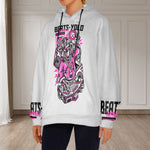 Women's BEATS-YOLO Streetwear Flannel Hoodie