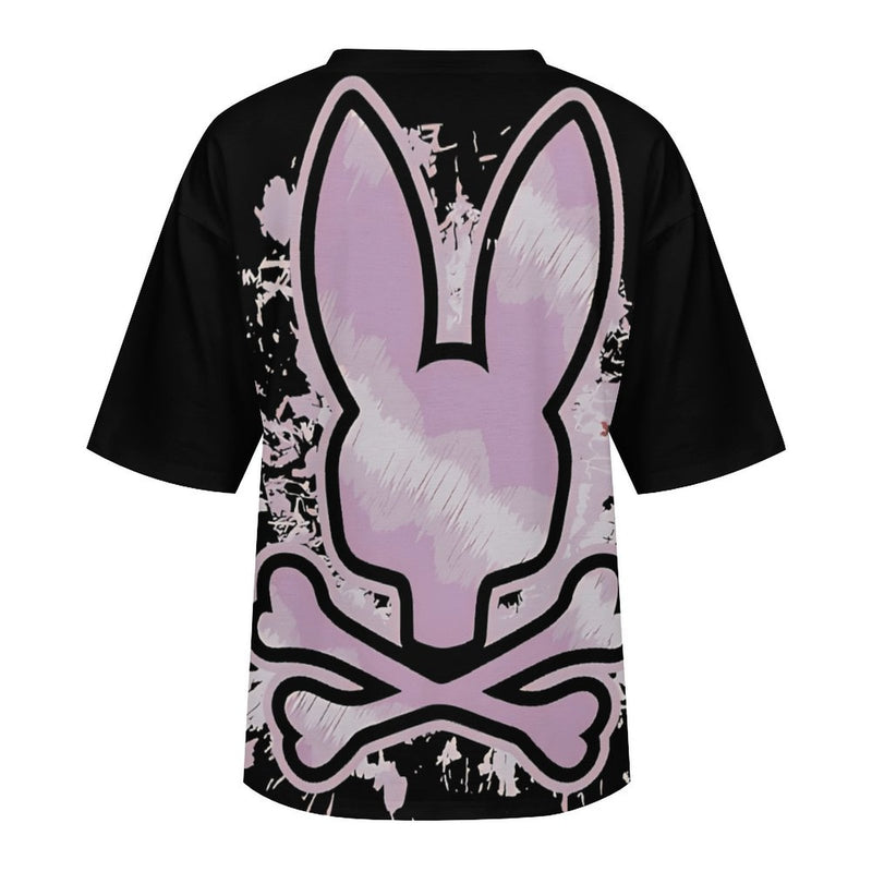 Women's Dangerous Bunny Streetwear Oversized T-shirt