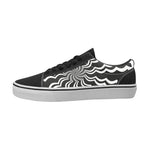 Men's Swirling Vortex Abstract Slip-on Shoes