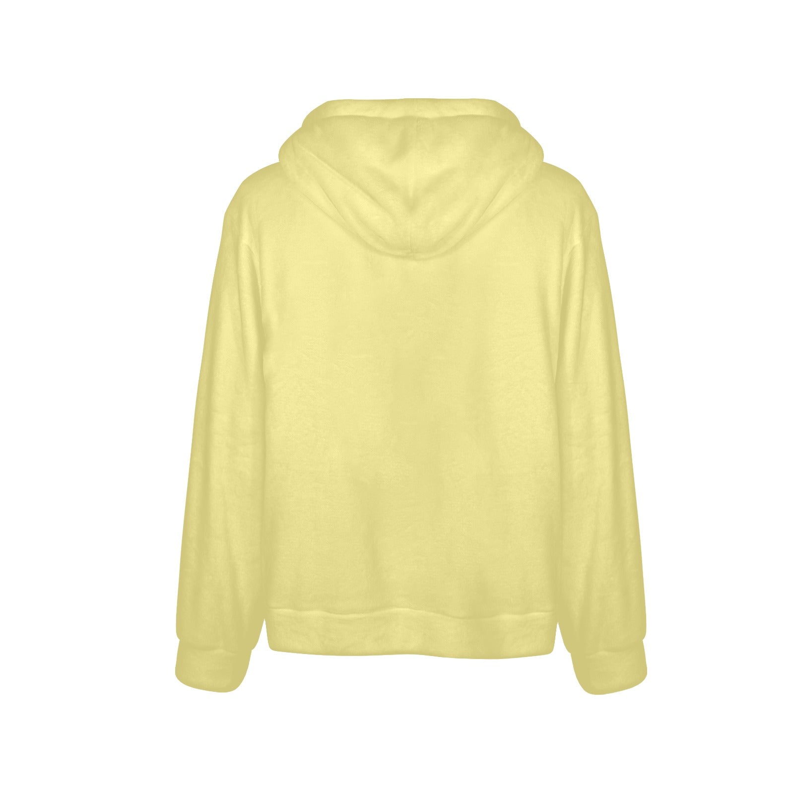 Men's Blond Solid Flannel Hoodie