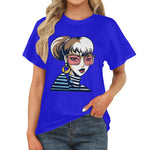 Women's Pop Lady Abstract Classic Fit T-shirt